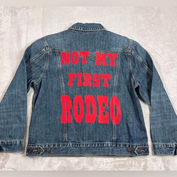 Cowgirls Lucky Brand Not My First Rodeo Jacket “Not My First Rodeo